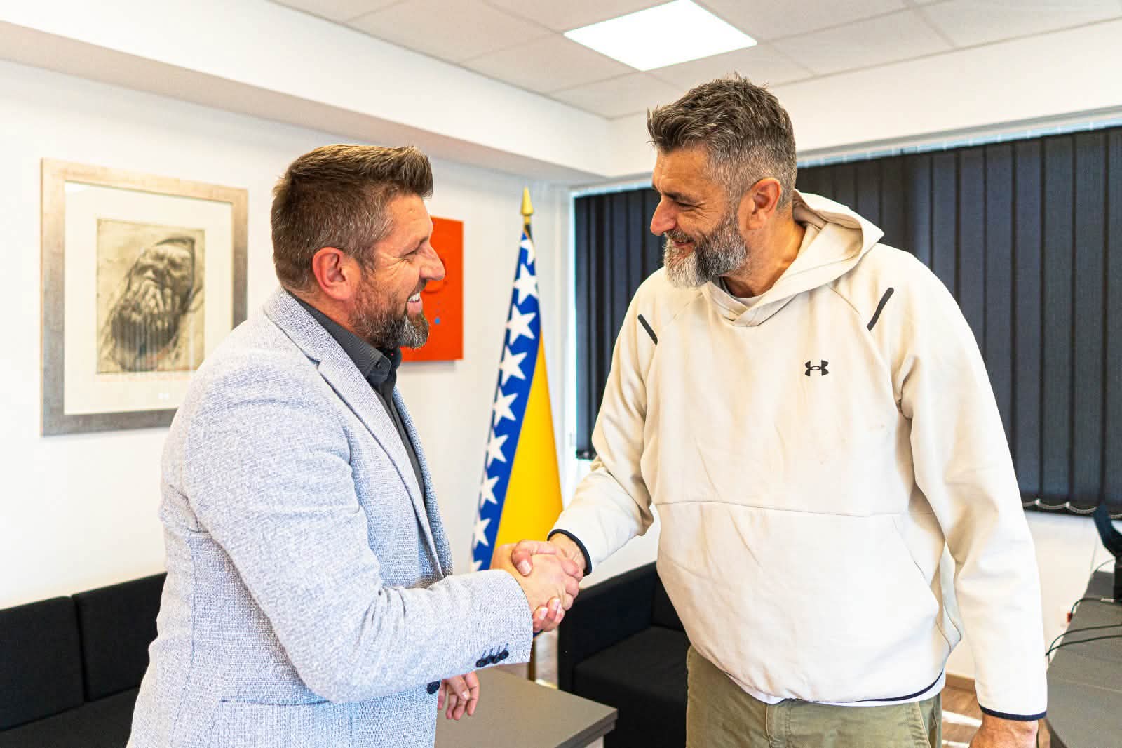 Potpuna podrška radu Memorijalnog centra: Ćamil Duraković se sastao s Emirom Suljagićem